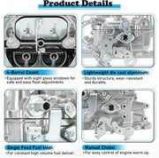 1405 600 CFM 4 Barrel Carburetor withManual Choke Carburetor for Corvette Silverado GMC Square - view 5