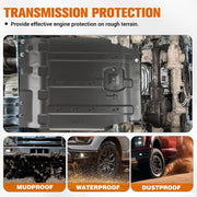 Transmission Protection Plate for 2015-2022 Ford F150, Heavy-Duty Skid Plate Engine Splash Guard Replacement - view 5