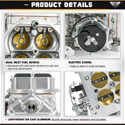 Carburetor 650 CFM 4150 Model 4 Barrel Double-Pumper for Holley Quick Fuel Brawler Diecast - view 4