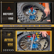 Dirt Bike Tire Changing Tool Kit for Dirt Bikes Motocross Enduro 16-Inch to 21-Inch - view 6