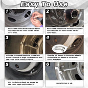 Dually Valve Stem Extenders Kit Double Tires Air Inflation Kit for Cars Motorhome RVs - view 6