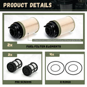 PTNHZ fuel filter kit fitment and part reference details