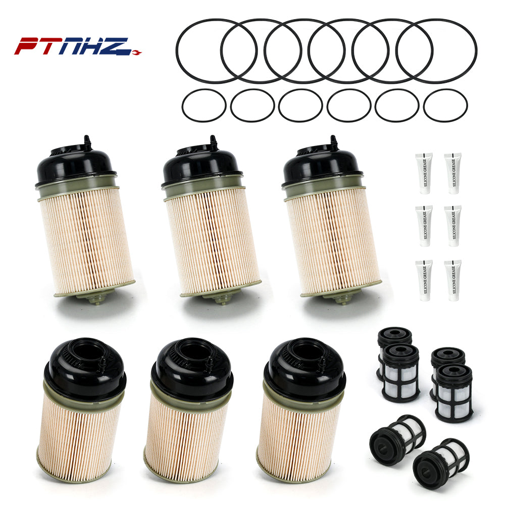 PTNHZ six set fuel filter kit for Detroit DD13 DD15 DD16