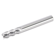 Single 4mm cermet flat end mill detail