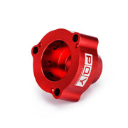 Diverter valve spacer port detail