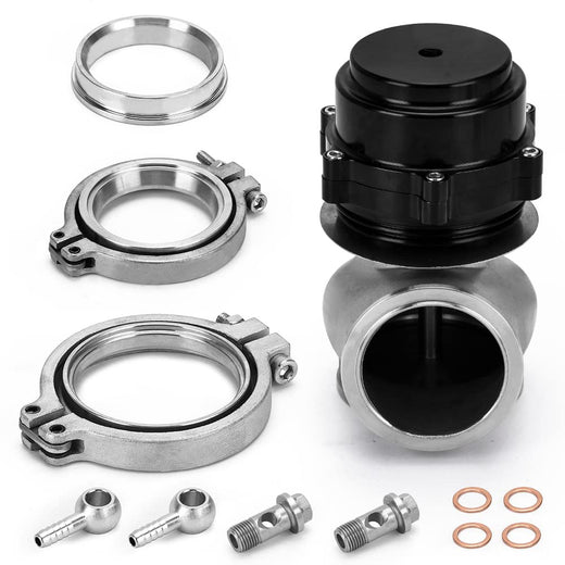Aluminum Car 60MM Vband V60 Flange Turbo Wastegate for BMW Subaru Honda