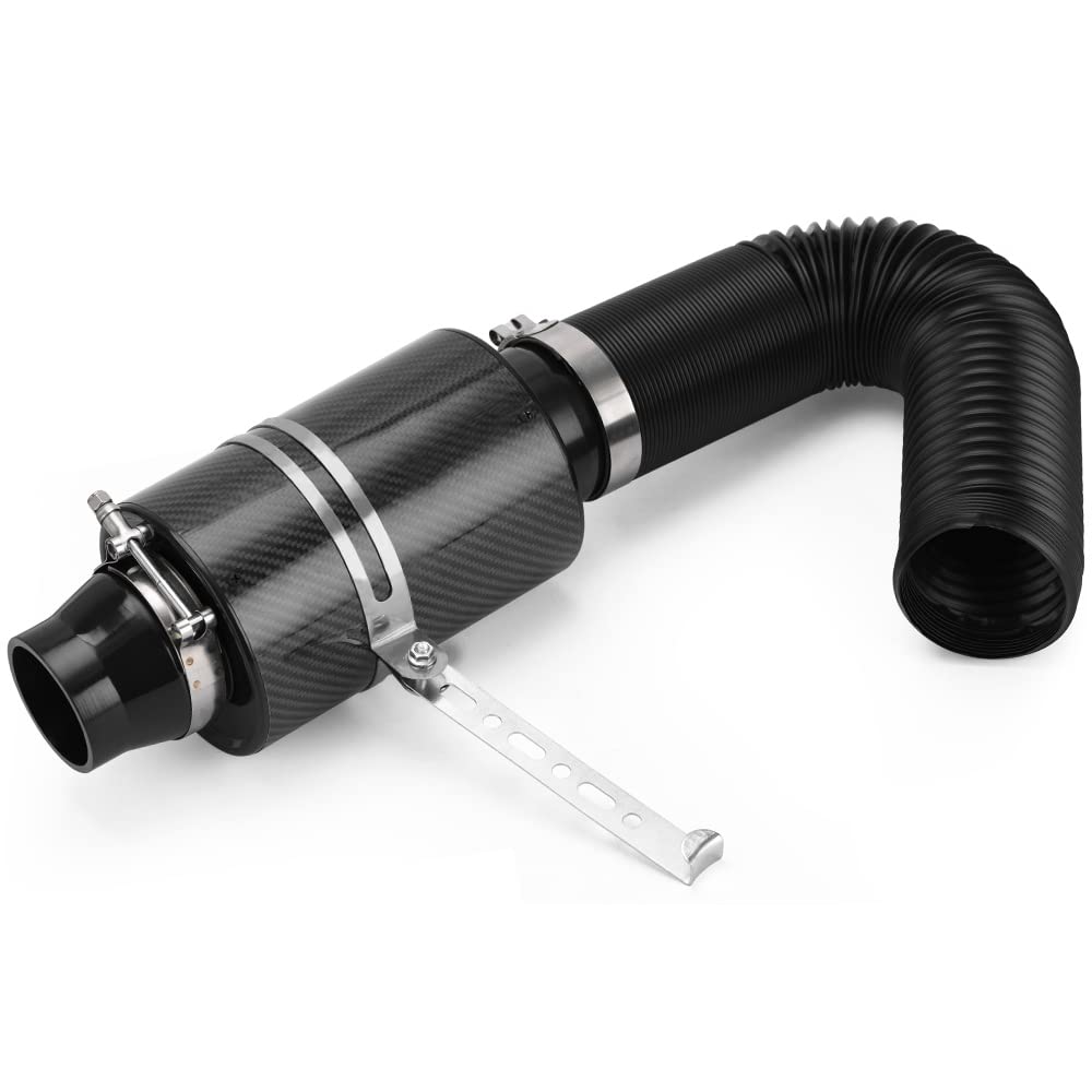 Universal 3-Inch Racing Carbon Fiber Cold Feed Induction Kit Air - product view