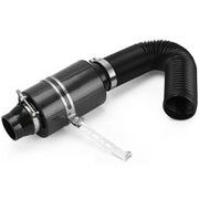 Universal 3-Inch Racing Carbon Fiber Cold Feed Induction Kit Air - product view