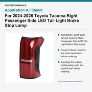 For 2024-2025 Toyota Tacoma Right Passenger Side LED Tail Light Brake Stop Lamp - view 3