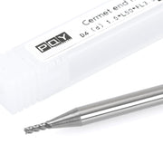 1.5mm cermet flat end mill with protective case