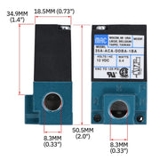 Boost control solenoid dimensions
