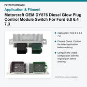 Motorcraft OEM DY876 Diesel Glow Plug Control Module Switch For Ford 6.0 6.4 7.3 - view 3