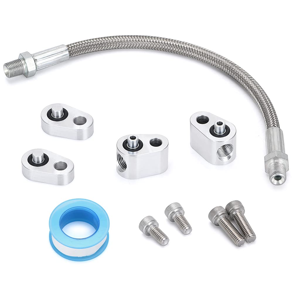 LS Throttle Body Bypass Hose kit LS Coolant Steam Port - product view