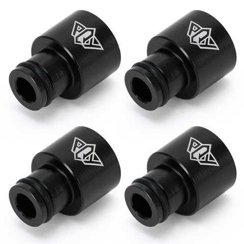 4-Piece PQY Fuel Injector Top Hats Adapters RDX Injectors to B16 B18 D16Z D16Y - product view