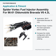 Spider Vortec Fuel Injector Assembly For 96-01 Oldsmobile Bravada V6 4.3L - view 3