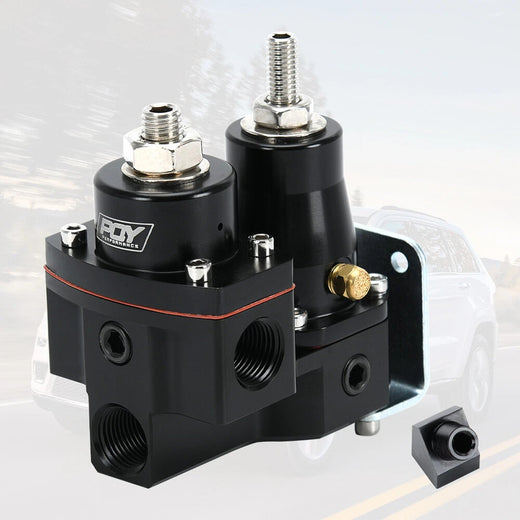 Fuel Pressure Regulator 13220; EFI-Carb 5-9 psi Dual Stage
