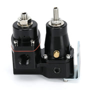 Fuel pressure regulator ports and fittings