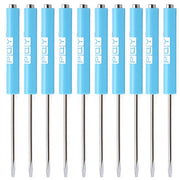 10-Piece Mini Pocket Screwdriver with Clip Magnetic Slotted Small Screw for Mechanical Electrician Light - product view