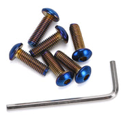 6-Piece Steering Wheel Screw Bolts Taper M5 0.8 Length 19mm - product view