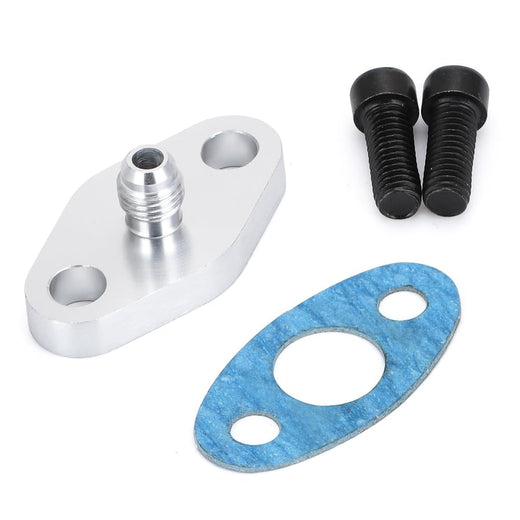 AN4 Turbo Oil Feed Inlet Flange Adapter Kit withGasket for T3 T4 T04 T04B