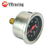 Black-face liquid-filled oil pressure gauge