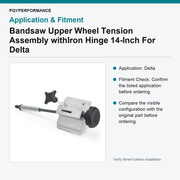 Bandsaw Upper Wheel Tension Assembly withIron Hinge 14-Inch For Delta - view 3