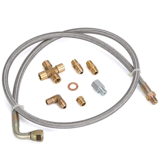 UNIVERSAL Turbo Oil Feed Line Oil Return Line Oil Drain 4AN