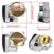 Throttle body inlet and linkage