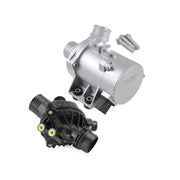 Water pump and thermostat alternate view
