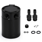 Baffled Oil Catch Can Kit Universal 2 Port Aluminum Oil Separator Reservoir Tank - view 2