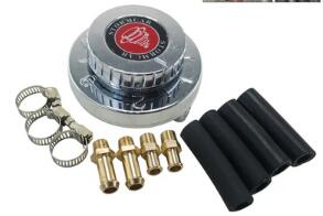 1-6 PSI w/8MM&10MM Fuel Pressure Regulator Adjustable For Carburetor Alu 7871