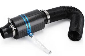 PQY New Universal Carbon Fiber Cold Feed Induction Kit Air Intake Kit Air Filter Box Witout Fan PQY-
