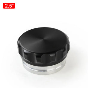 2.5"/63.5mm Aluminum Alloy Weld Billet On Filler Neck And Cap Oil Fuel Water Tank Black DRC[Gold]
