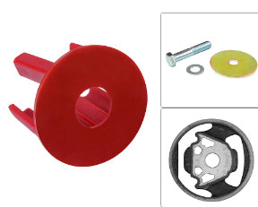 Engineering Dog Bone Fits FOR VW CC 09+ 2.0 TSI Engine Mount Insert Kit Street RED PQY-EMI01