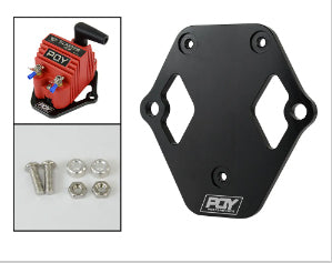 Universal Billet Aluminum Ignition Coil Bracket For Blaster Ss 12V High Output External Male E-Core