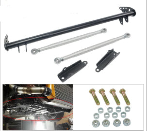 VR - Silver Traction Control Tie Bar For Honda Civic 92-95 For Acura For Integra 94-01 For Honda DEL