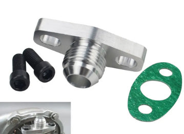Turbo Oil Return/Drain Flange Adapter AN10 Garrett GT28 GT30 GT35 T25 JR-OFG34