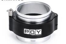 Clamp System Assembly Exhaust V-band Clamp Quick Release For 2.5" 63mm OD Exhaust / Intercooler Pip/