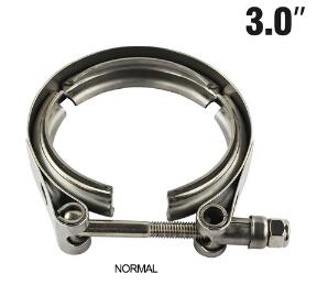 3" STAINLESS STEEL 304 TURBO/INTERCOOLER/DOWNPIPE/DOWN PIPE/HOSE NORMAL OR QUICK RELEASE V Band CLAM