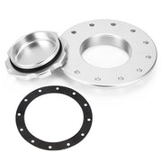 PQY - Billet Aluminum Fuel Cell / Surge Tank Cap with 12 bolting holes with 3'' I.D.Opening For RI