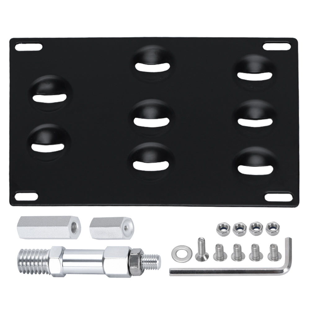 SL-THP-015 Front Bumper Tow Hook License Plate Mount Bracket Holder Bolt On for BMW F22 F30 F31 F32 F33 F36 F10 F11 F07 F25 F26 F15 F16 2 3 4 5 Series