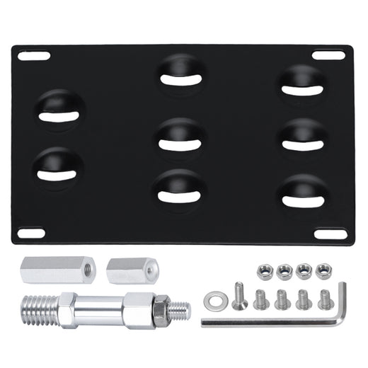 SL-THP-015 Front Bumper Tow Hook License Plate Mount Bracket Holder Bolt On for BMW F22 F30 F31 F32 F33 F36 F10 F11 F07 F25 F26 F15 F16 2 3 4 5 Series