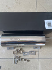 Silver 3"*9" Radiator Coolant Overflow Tank Universal Stainless Steel COT04