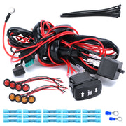 Rocker Switch Turn Signal Street Legal Kit Universal for ATV UTV Side by Side SXS LED Light Flasher Relay Fits Polaris RZR Ranger Turbo Can-Am