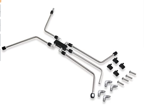 LS Stainless Coolant Crossover Steam Vent + Gasket LS1, LS2, LS3, LS6, LS7, LS9