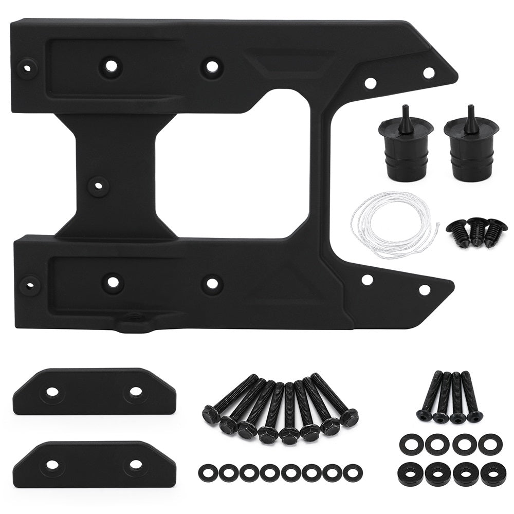82215356AB Spare Tire Carrier Tailgate Bracket for 2018-2021 Jeep JL Wrangler, Hinge Reinforcement Kits Accommodates 35" tires