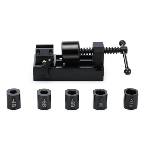Fuel Line Fittings Installation Tool Fuel Hose Connect Tool Kit For Fittings of 4AN,6AN,8AN,10AN and 12AN Black SLV18BK