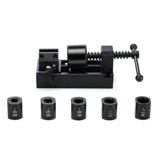 Fuel Line Fittings Installation Tool Fuel Hose Connect Tool Kit For Fittings of 4AN,6AN,8AN,10AN and 12AN Black SLV18BK