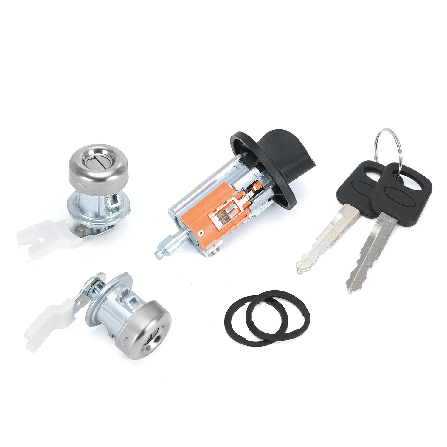 Door Lock Cylinders & Ignition Switch with Keys | Replacement For 1997-2007 Ford F250/350,