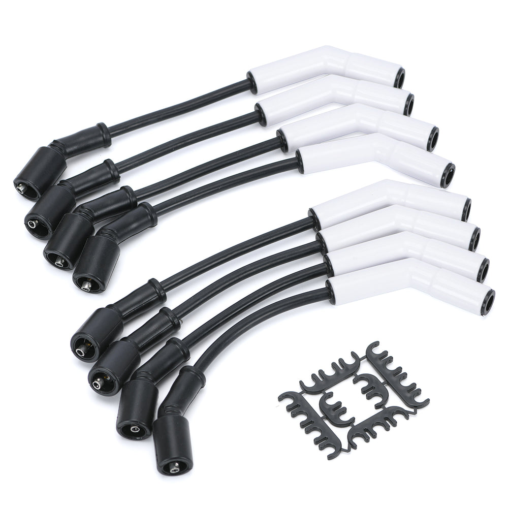 9070C Spark Plug Wire Set - Extreme 9000 Ceramic Boot For GM LS3/LS4/LS7/LT Engines OIC11BK